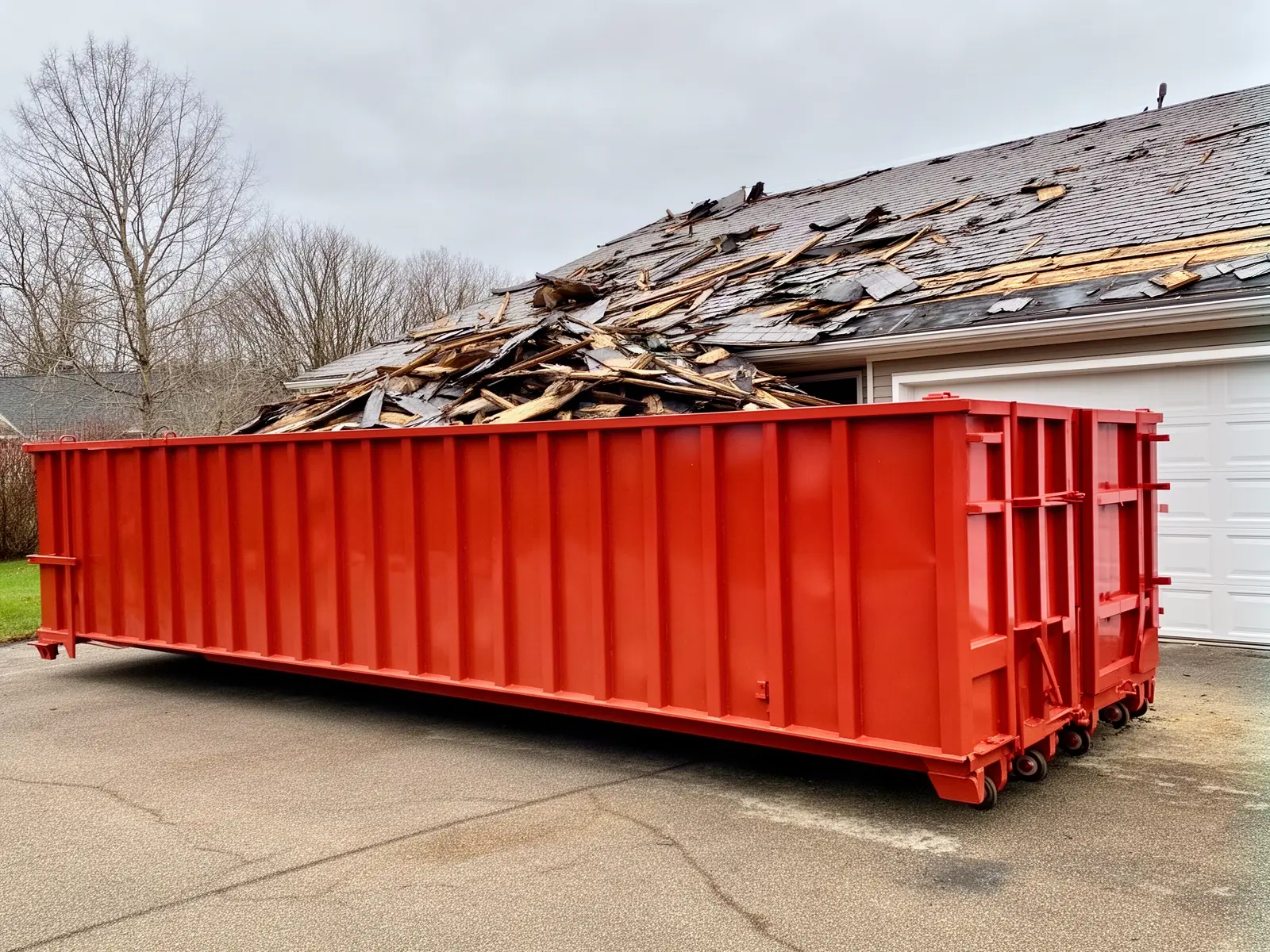 Roll-off dumpster from Agua Fria Dumpster Rental in Albuquerque, NM